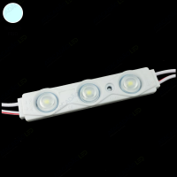 modulo c/3 leds 1,5w com lente 6500k br. frio IP-65 Chip 2835